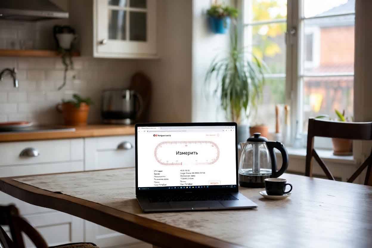 Как проверить скорость интернета в Яндекс Интернетометре